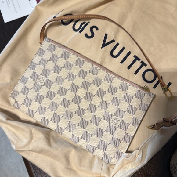 AUTHENTIC LV DAMIER AZUR NEVERFUL GM SET - Picture 3 of 16